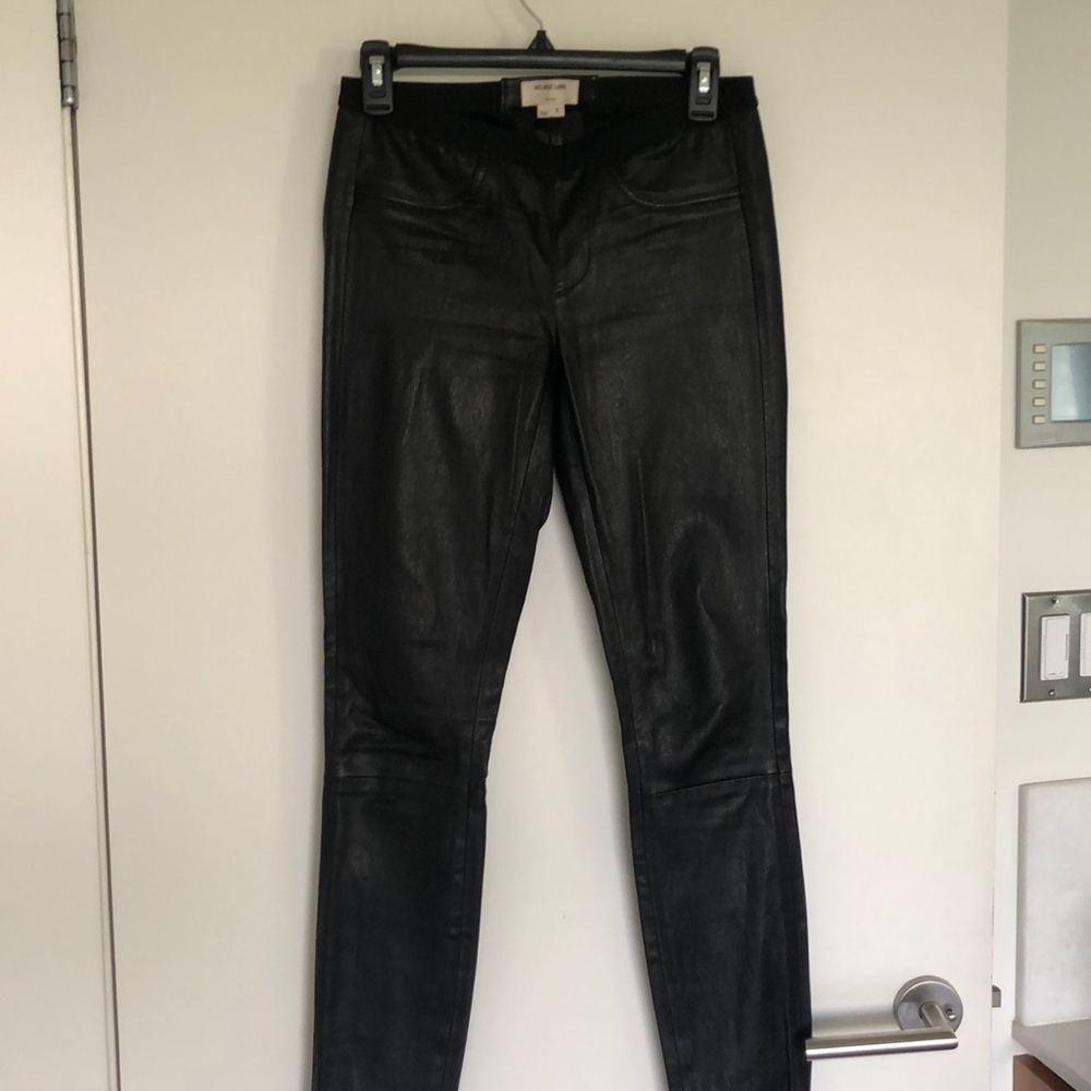 Helmut Lang leather pants